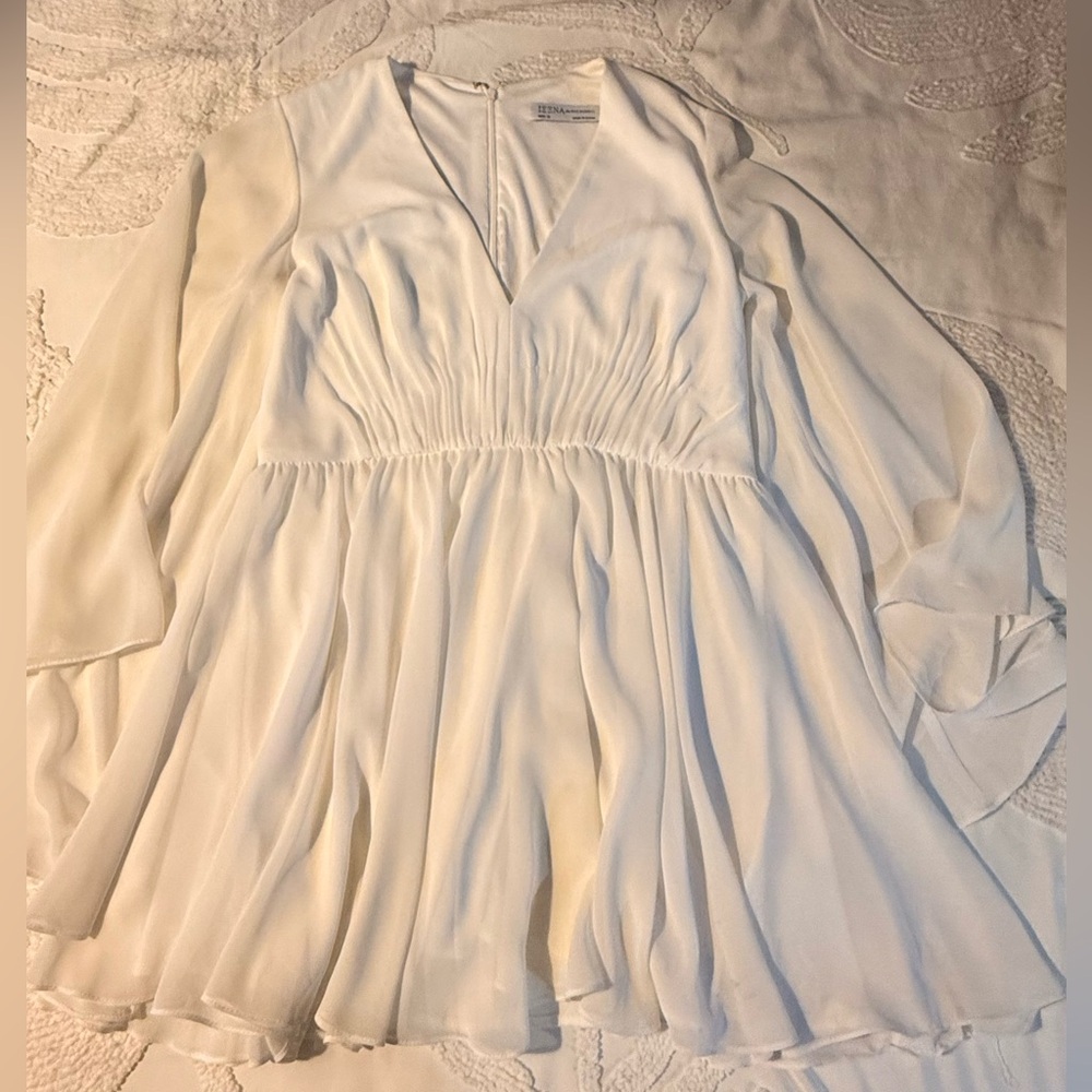 White flowy blouse